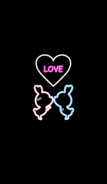 [LINE着せ替え] LOVE THEME NEON 16.の画像1