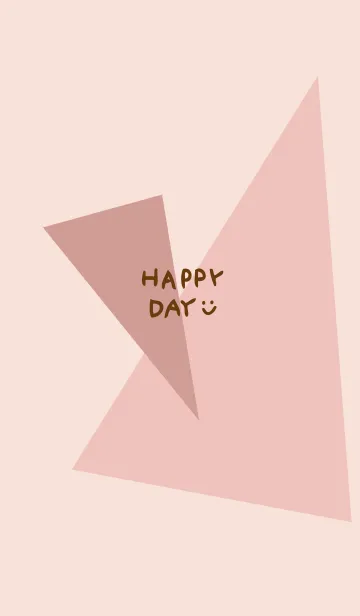 [LINE着せ替え] おしゃれ三色三角ピンク5の画像1