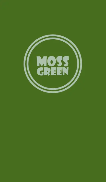 [LINE着せ替え] Love Moss Green v.6 (jp)の画像1