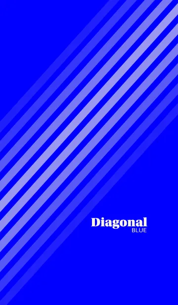 [LINE着せ替え] Diagonal Blueの画像1