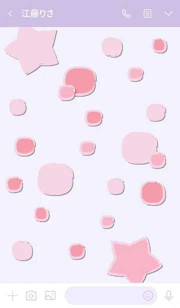 [LINE着せ替え] Little stars theme 22 :)の画像3