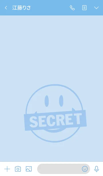 [LINE着せ替え] シークレット スマイル 078の画像3