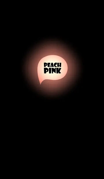 [LINE着せ替え] Peach Pink In Black Vr.2 (jp)の画像1
