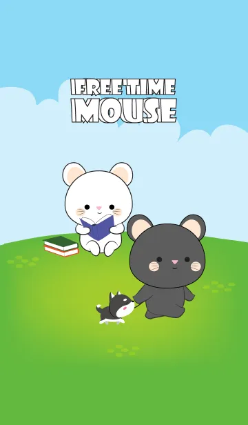 [LINE着せ替え] Free Time Love Mouse (jp)の画像1