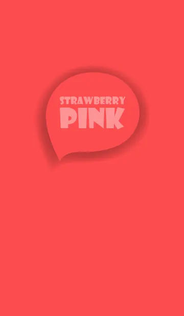 [LINE着せ替え] Love Strawberry Pink Button (jp)の画像1