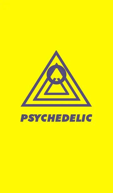 [LINE着せ替え] サイケデリック トライアングル 51の画像1