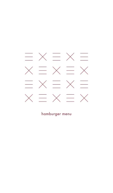 [LINE着せ替え] hamburger menu pinkの画像1