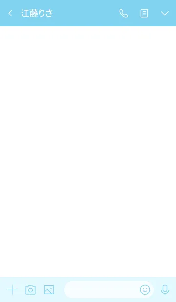 [LINE着せ替え] hamburger menu blueの画像3