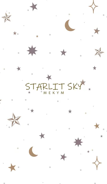 [LINE着せ替え] STARLIT SKY -MEKYM- 11の画像1