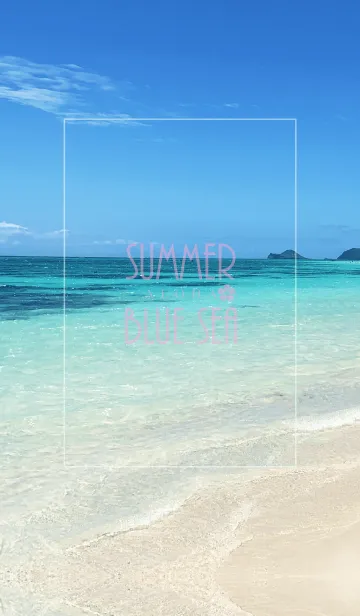 [LINE着せ替え] SUMMER BLUE SEA ALOHA 40.の画像1