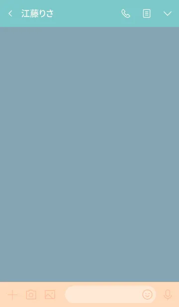 [LINE着せ替え] 飽きないブルーベージュ。の画像3