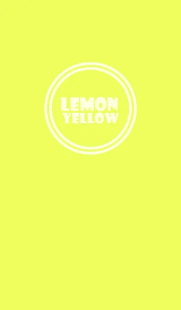 [LINE着せ替え] Love Lemon Yellow v.6 (jp)の画像1
