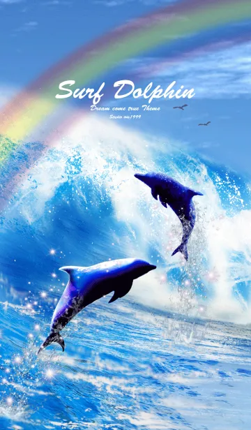 [LINE着せ替え] Surf Dolphinの画像1