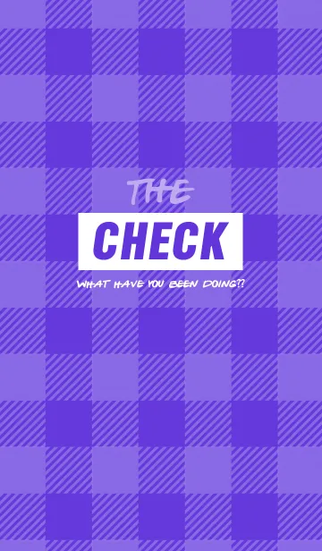 [LINE着せ替え] ザ チェック 034の画像1