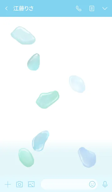 [LINE着せ替え] シーグラスの画像3