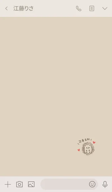 [LINE着せ替え] やっぱり韓国が好き。ハリネズミ。の画像3