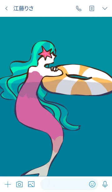 [LINE着せ替え] 海のマーメイドの画像3