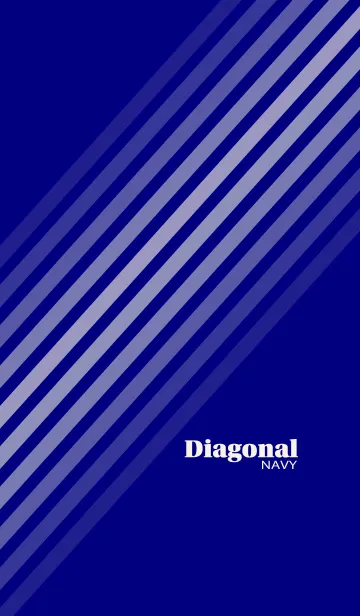 [LINE着せ替え] Diagonal Navyの画像1