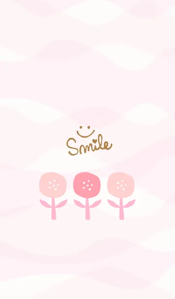 [LINE着せ替え] 3つのピンク色の花の画像1