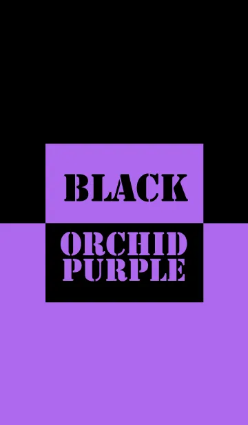 [LINE着せ替え] Orchid Purple & Black Vr.2 (jp)の画像1