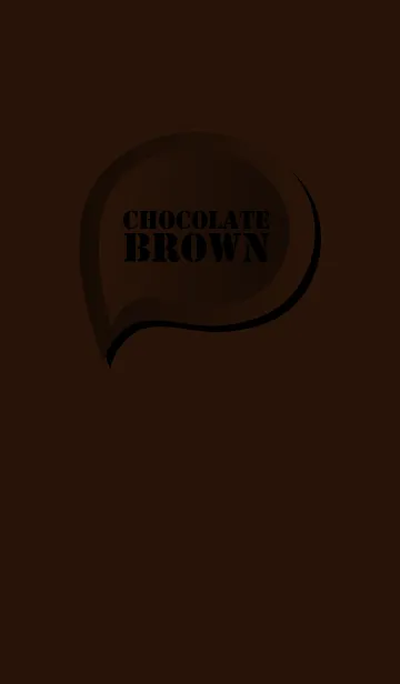 [LINE着せ替え] Chocolate Brown Button (jp)の画像1