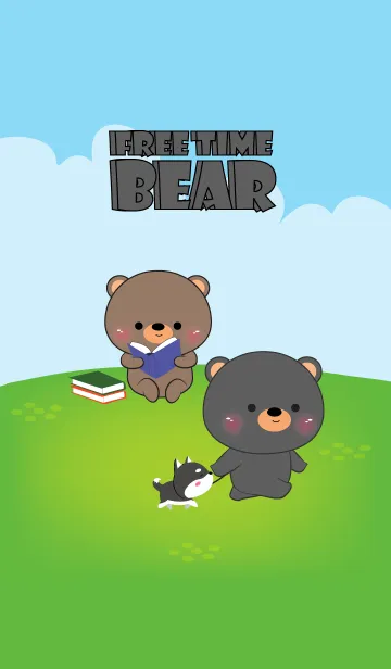 [LINE着せ替え] Free Time Bear 2 (jp)の画像1