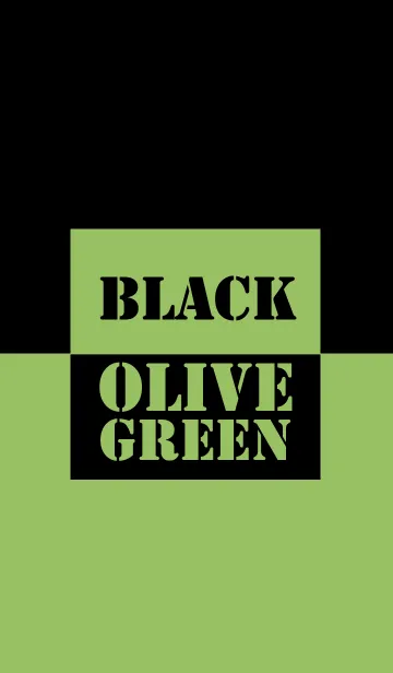 [LINE着せ替え] Olive Green & Black Vr.2 (jp)の画像1