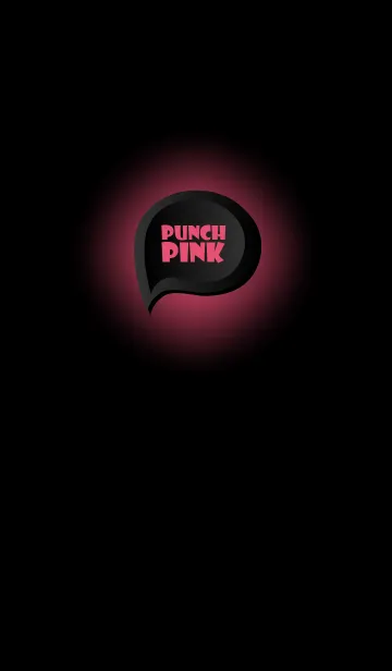 [LINE着せ替え] Punch Pink Button In Black (jp)の画像1