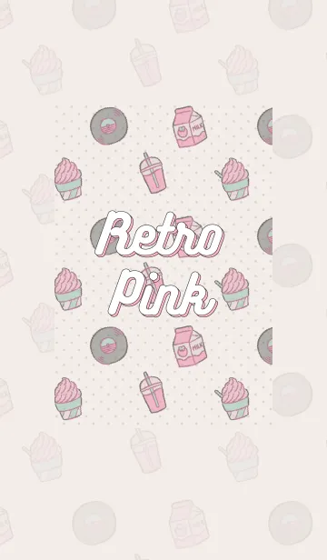 [LINE着せ替え] *Retro Pink*の画像1