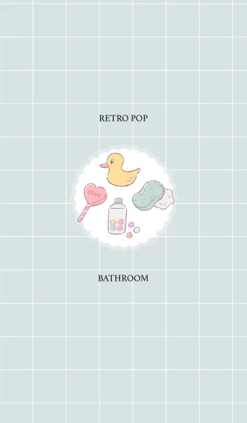 [LINE着せ替え] RETRO POP BATHROOMの画像1