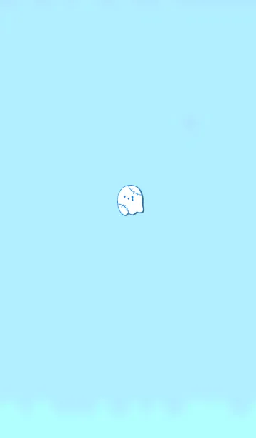 [LINE着せ替え] Simple cute ghost 19の画像1