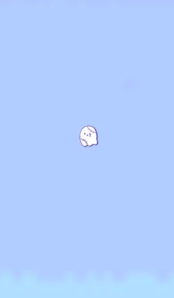 [LINE着せ替え] Simple cute ghost 20の画像1