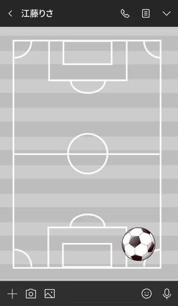 [LINE着せ替え] サッカー、スポーツ応援6の画像3