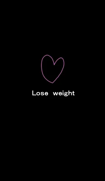 [LINE着せ替え] lose weight～体重を減らせ～の画像1