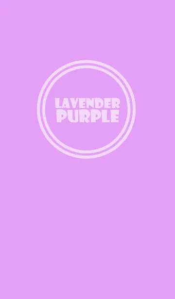 [LINE着せ替え] Love Lavender Purple v.6 (jp)の画像1