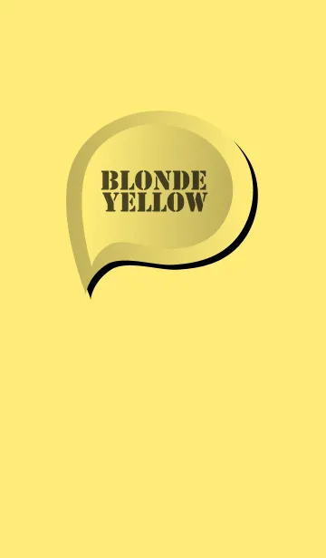 [LINE着せ替え] The Button Blonde Yellow (jp)の画像1