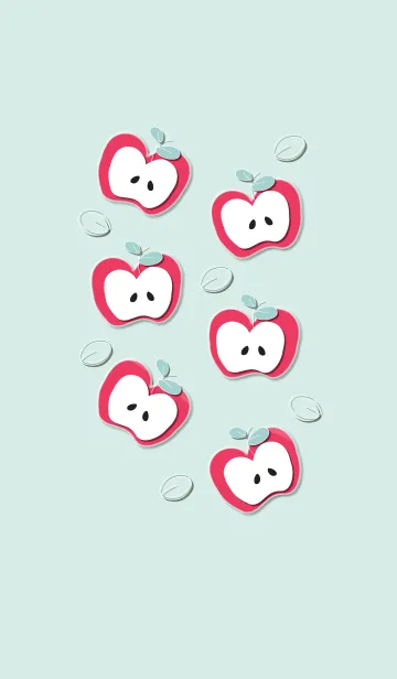 [LINE着せ替え] Yummy apples theme 44 :)の画像1