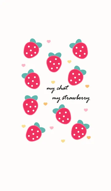[LINE着せ替え] lovely strawberry 3 ^^の画像1