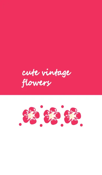 [LINE着せ替え] Cute vintage flower 12 :)の画像1