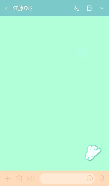 [LINE着せ替え] Simple Sleep Rabbit 4の画像3