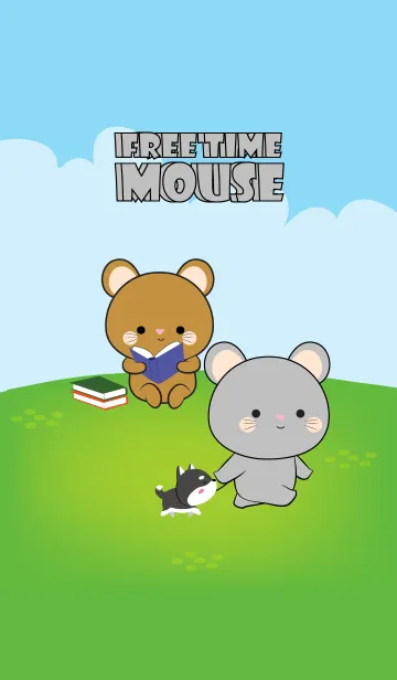 [LINE着せ替え] Free Time Love Mouse 2 (jp)の画像1
