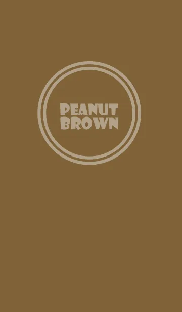 [LINE着せ替え] Love Peanut Brown v.6 (jp)の画像1