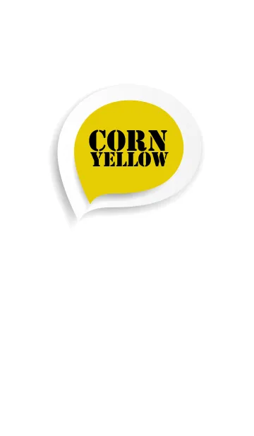 [LINE着せ替え] Corn Yellow Button In White (jp)の画像1