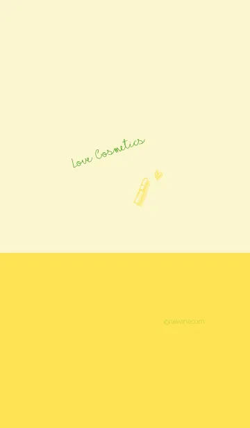 [LINE着せ替え] Love Cosmetics lemon yellowの画像1