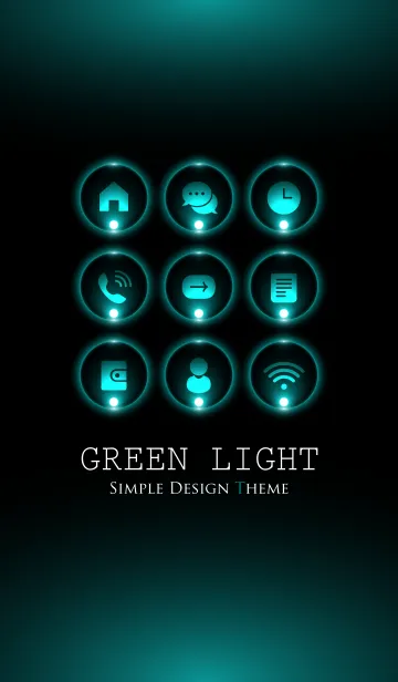 [LINE着せ替え] - GREEN LIGHT THEME - 2の画像1