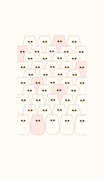 [LINE着せ替え] Group of cute meow meow 56の画像1