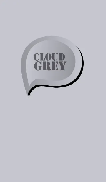 [LINE着せ替え] Cloud Gray Button (jp)の画像1