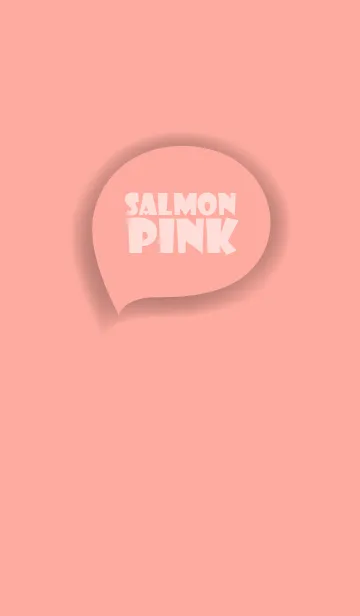 [LINE着せ替え] Love Salmon Pink Button (jp)の画像1