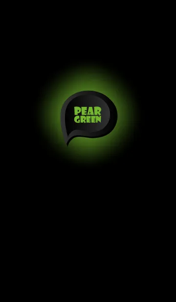 [LINE着せ替え] Pear Green Button In Black (jp)の画像1