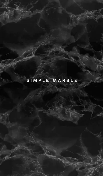 [LINE着せ替え] SIMPLE MARBLE #Blackの画像1